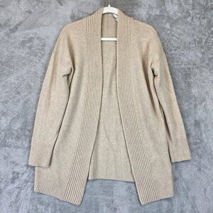 Vince Sweater Womens Small Wool Cashmere Open Front Cardigan Long Knit Soft